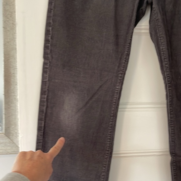 J.Crew Men’s Vintage Slim Cords 32x30 dark gray - Picture 4 of 10